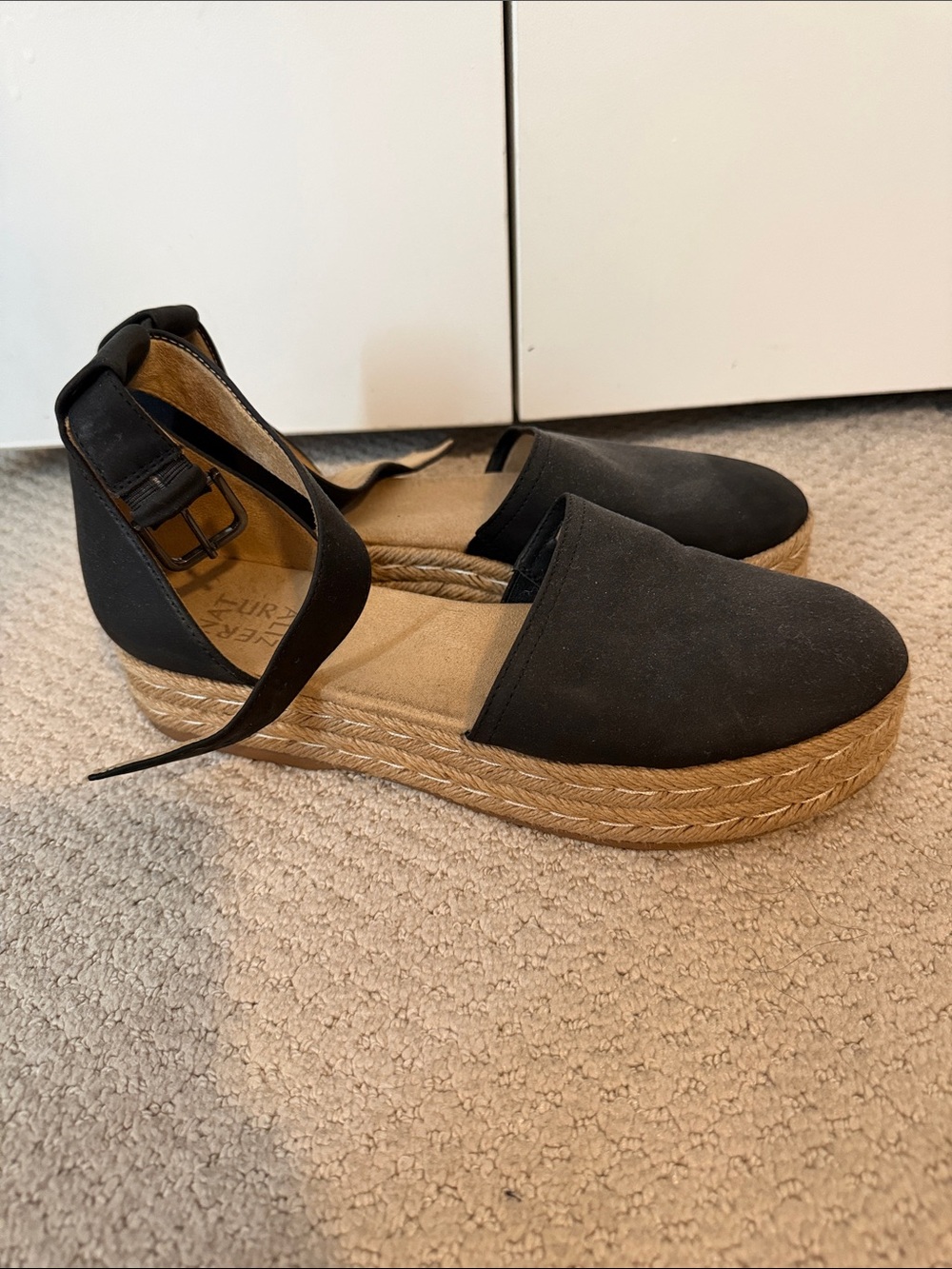 Naturalizer Espadrille Platform Sandals with Ankle Tie